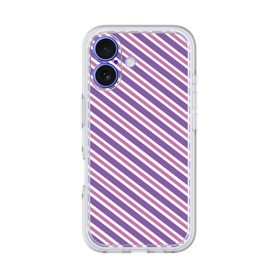 Premium Panel［ Small Stripe - Purple × Pink ］