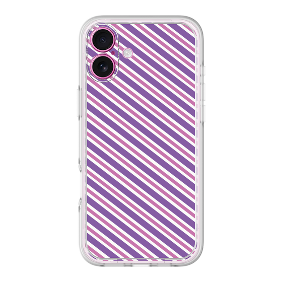 Premium Panel［ Small Stripe - Purple × Pink ］