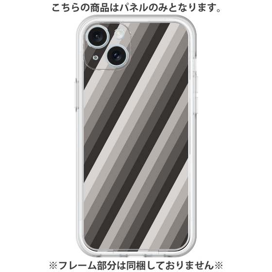 Premium Panel［ Middle Stripe - Black ］