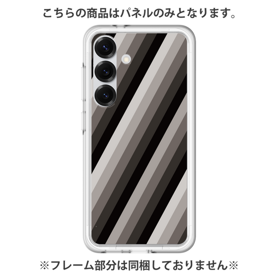 Premium Panel［ Middle Stripe - Black ］