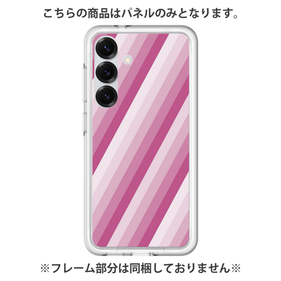 Premium Panel［ Middle Stripe - Pink ］