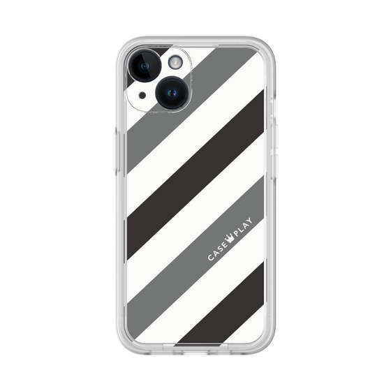 Premium Panel［ Big Stripe - Black × Gray ］