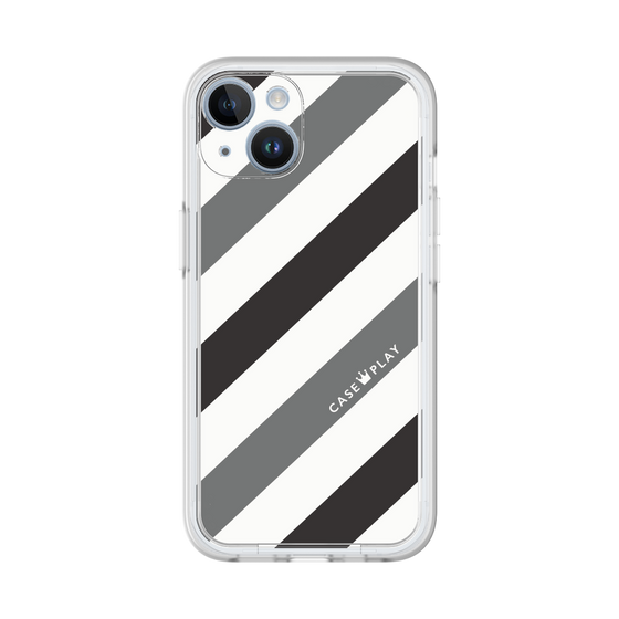 Premium Panel［ Big Stripe - Black × Gray ］