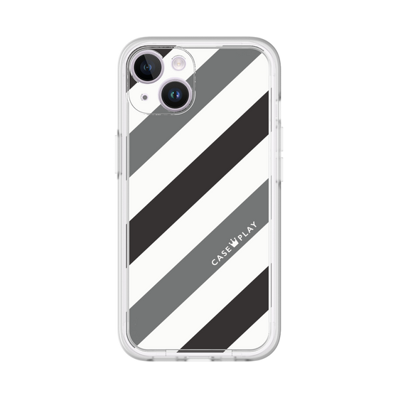 Premium Panel［ Big Stripe - Black × Gray ］