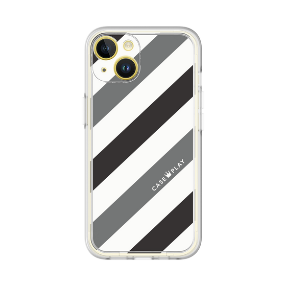 Premium Panel［ Big Stripe - Black × Gray ］
