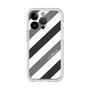 Premium Panel［ Big Stripe - Black × Gray ］