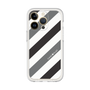 Premium Panel［ Big Stripe - Black × Gray ］