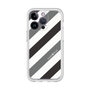 Premium Panel［ Big Stripe - Black × Gray ］