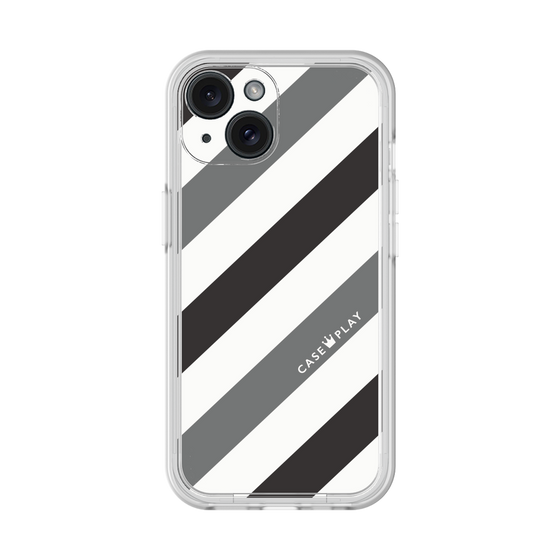 Premium Panel［ Big Stripe - Black × Gray ］