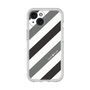 Premium Panel［ Big Stripe - Black × Gray ］