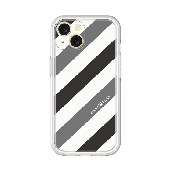 Premium Panel［ Big Stripe - Black × Gray ］