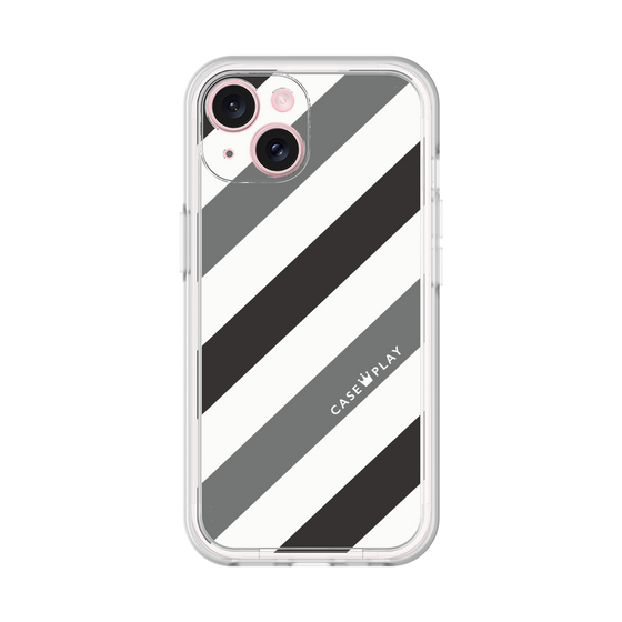 Premium Panel［ Big Stripe - Black × Gray ］