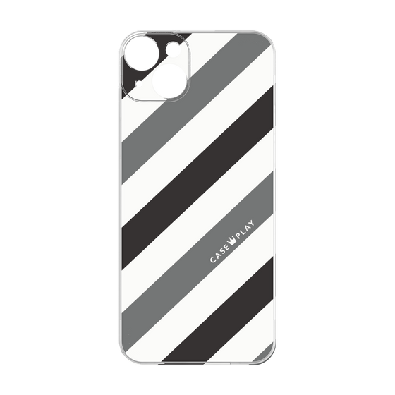 Premium Panel［ Big Stripe - Black × Gray ］