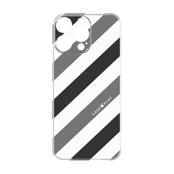 Premium Panel［ Big Stripe - Black × Gray ］