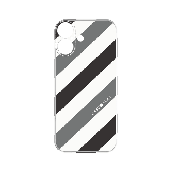 Premium Panel［ Big Stripe - Black × Gray ］
