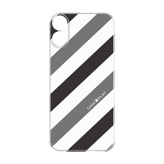 Premium Panel［ Big Stripe - Black × Gray ］