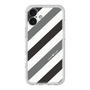 Premium Panel［ Big Stripe - Black × Gray ］