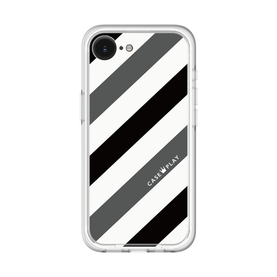 Premium Panel［ Big Stripe - Black × Gray ］