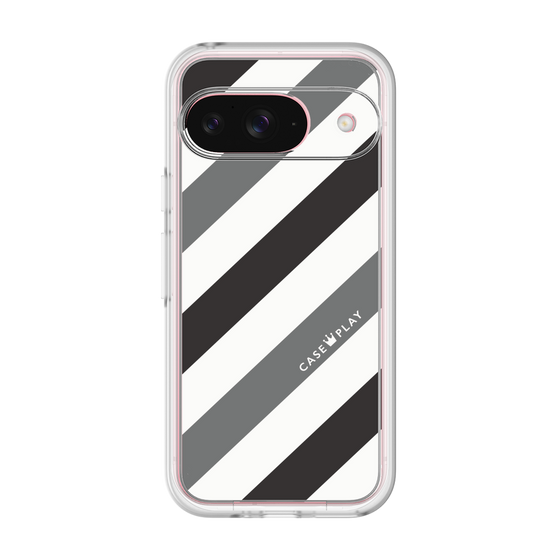 Premium Panel［ Big Stripe - Black × Gray ］