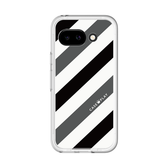 Premium Panel［ Big Stripe - Black × Gray ］