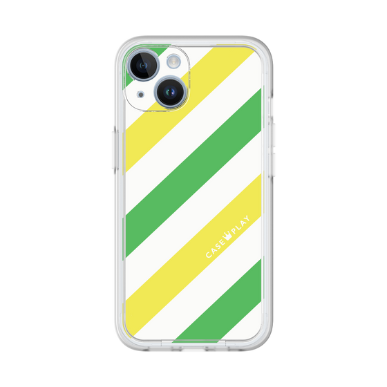 Premium Panel［ Big Stripe - Green × Yellow ］