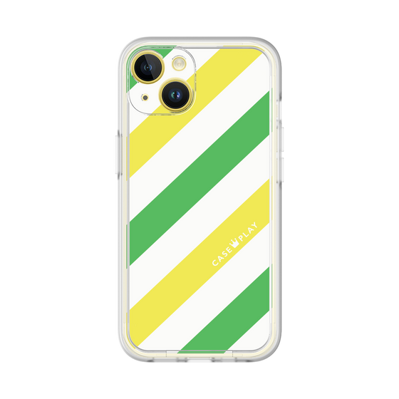 Premium Panel［ Big Stripe - Green × Yellow ］