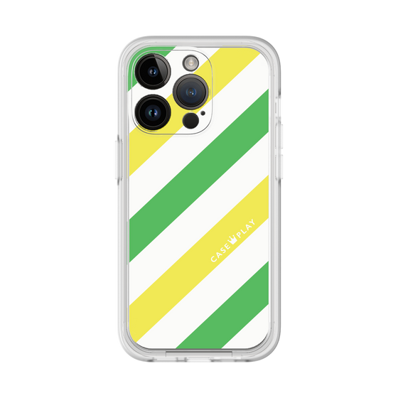 Premium Panel［ Big Stripe - Green × Yellow ］