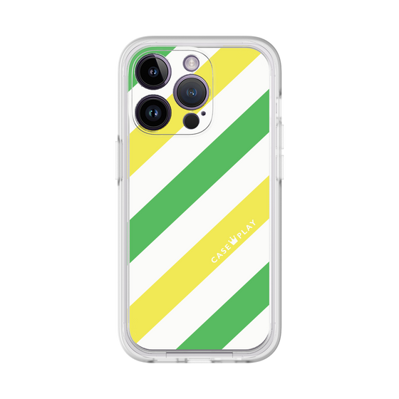 Premium Panel［ Big Stripe - Green × Yellow ］