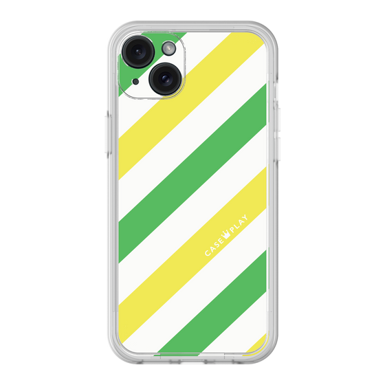 Premium Panel［ Big Stripe - Green × Yellow ］