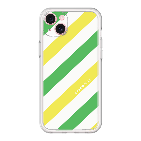Premium Panel［ Big Stripe - Green × Yellow ］