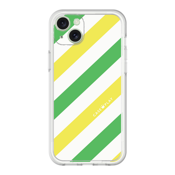 Premium Panel［ Big Stripe - Green × Yellow ］