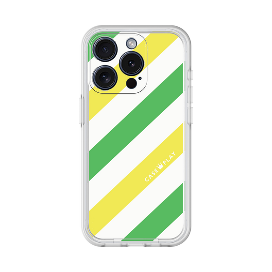 Premium Panel［ Big Stripe - Green × Yellow ］