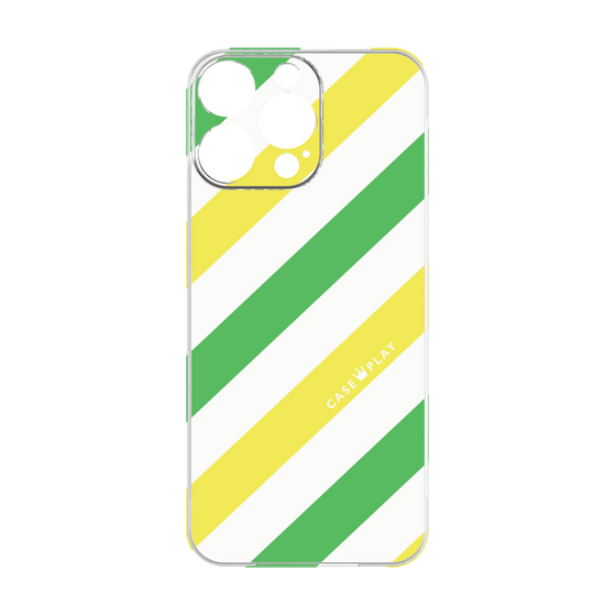 Premium Panel［ Big Stripe - Green × Yellow ］