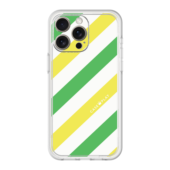 Premium Panel［ Big Stripe - Green × Yellow ］