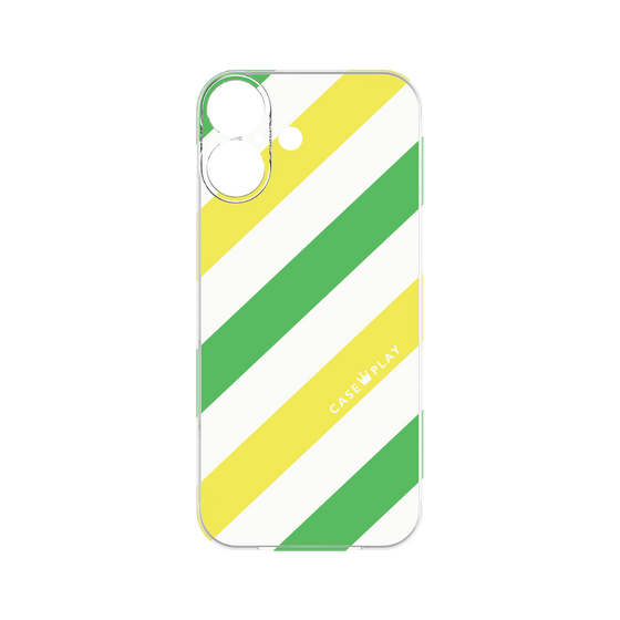 Premium Panel［ Big Stripe - Green × Yellow ］