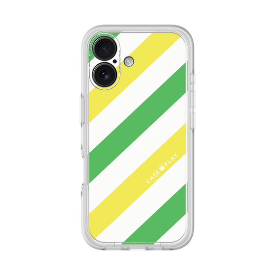 Premium Panel［ Big Stripe - Green × Yellow ］