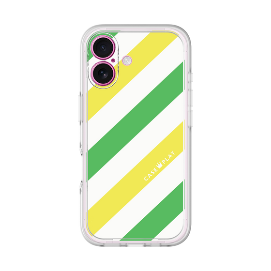 Premium Panel［ Big Stripe - Green × Yellow ］