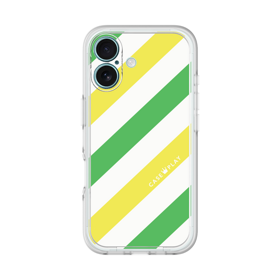 Premium Panel［ Big Stripe - Green × Yellow ］