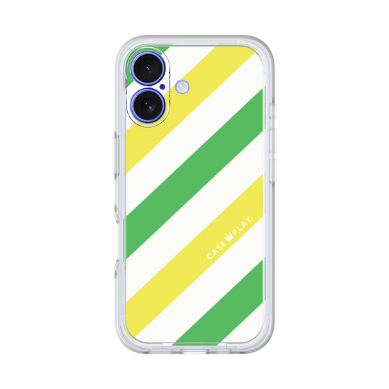 Premium Panel［ Big Stripe - Green × Yellow ］