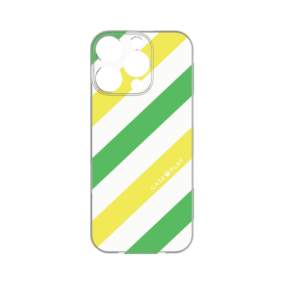 Premium Panel［ Big Stripe - Green × Yellow ］