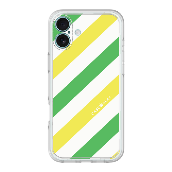 Premium Panel［ Big Stripe - Green × Yellow ］