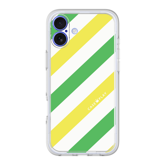 Premium Panel［ Big Stripe - Green × Yellow ］
