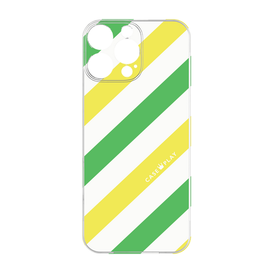 Premium Panel［ Big Stripe - Green × Yellow ］