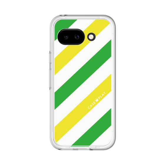 Premium Panel［ Big Stripe - Green × Yellow ］