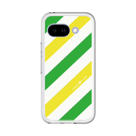 Premium Panel［ Big Stripe - Green × Yellow ］