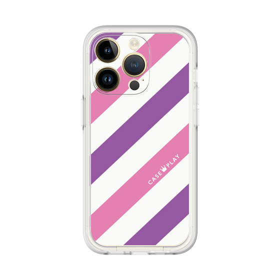Premium Panel［ Big Stripe - Purple × Pink ］