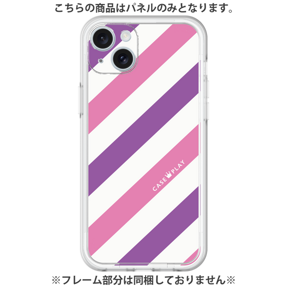 Premium Panel［ Big Stripe - Purple × Pink ］