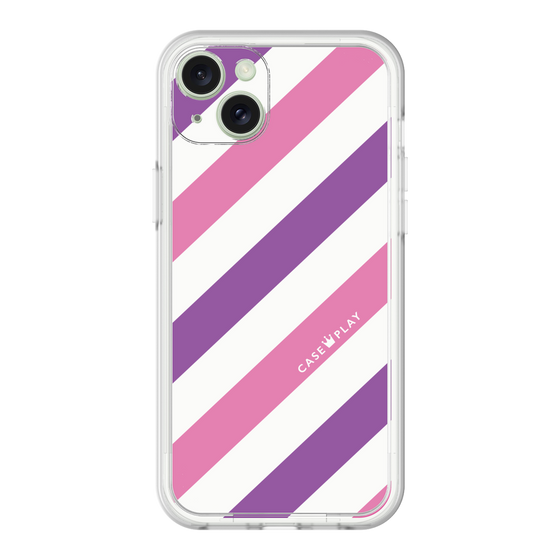 Premium Panel［ Big Stripe - Purple × Pink ］