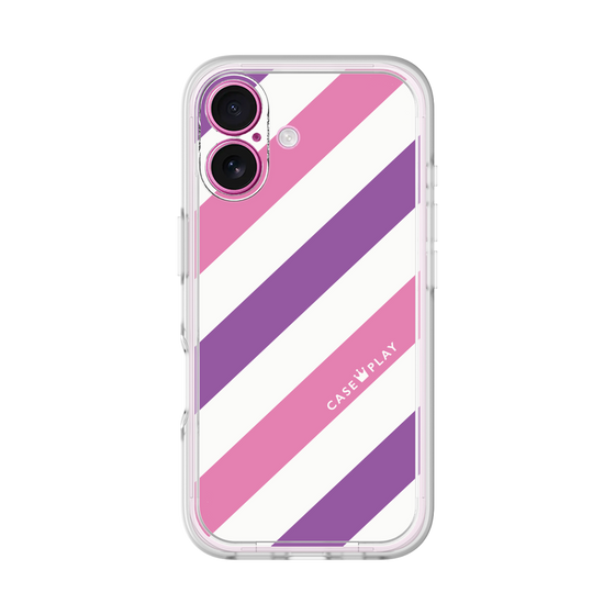 Premium Panel［ Big Stripe - Purple × Pink ］