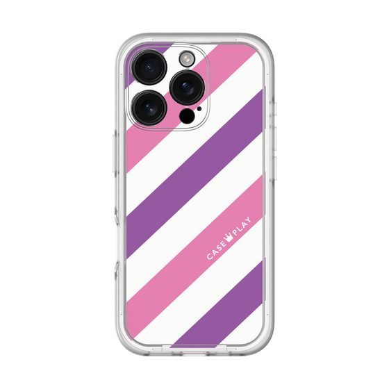 Premium Panel［ Big Stripe - Purple × Pink ］